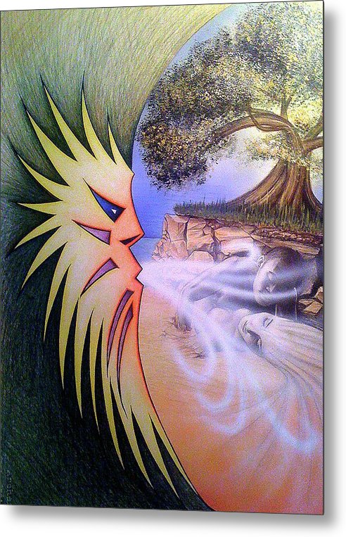 3d rendering metal print